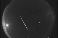 The Quadrantids are an annual meteor shower. Image of a meteor from the Quadrantids.